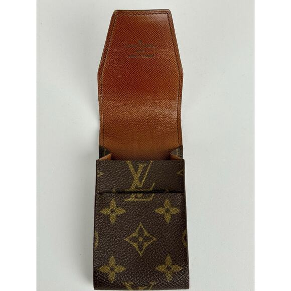 Louis Vuitton Monogram Case Brown Leather 5 Inch - Picture 4 of 7